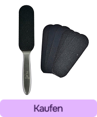 Podo TUFI profi PREMIUM Metallbasis für Pediküre mit austauschbaren Feilen 80/180 Grit